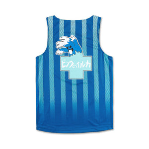 Mesh Ghost Tank in Blue