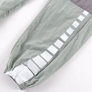 Iridescent Winbreaker Pant in Grey