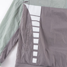 Iridescent Anorak Winbreaker in Grey