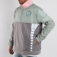 Iridescent Anorak Winbreaker in Grey